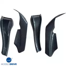 Carbon Fiber BORD Front Bumper Canards 4pc > Nissan Skyline (R33) GTR 1995-1998 image - 7