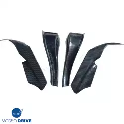 Carbon Fiber BORD Front Bumper Canards 4pc > Nissan Skyline (R33) GTR 1995-1998 image - 8