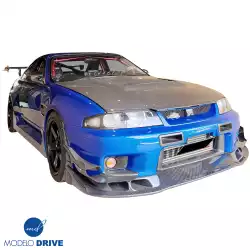 Carbon Fiber BORD Front Bumper Canards 4pc > Nissan Skyline (R33) GTR 1995-1998 image - 11