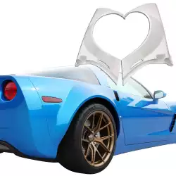 FRP GT3-XL Wide Body Fenders (rear) 2pc > Chevrolet Corvette (C6) 2005-2013 image - 1