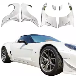 FRP GT3-XL Wide Body Fender Set 6pc > Chevrolet Corvette (C6) 2005-2013 image - 5