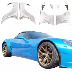 FRP GT3-XL Wide Body Fender Set 6pc > Chevrolet Corvette (C6) 2005-2013 image - 1