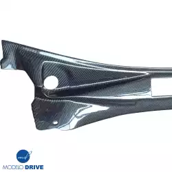 Carbon Fiber Vented Windshield Wiper Cowl Trim Cover > Nissan 240SX (S14) 1995-1998 > RHD Model ONLY image - 2