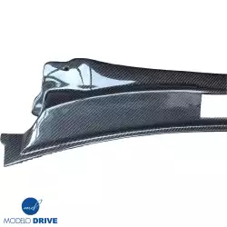 Carbon Fiber Vented Windshield Wiper Cowl Trim Cover > Nissan 240SX (S14) 1995-1998 > RHD Model ONLY image - 3