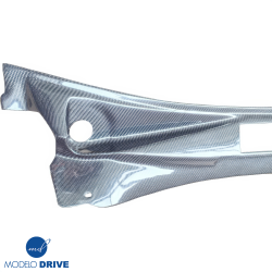 ModeloDrive Carbon Fiber Vented Windshield Wiper Cowl Trim Cover > Nissan 240SX (S14) 1995-1998 > RHD Model ONLY image - 4