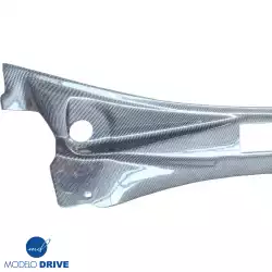 Carbon Fiber Vented Windshield Wiper Cowl Trim Cover > Nissan 240SX (S14) 1995-1998 > RHD Model ONLY image - 4
