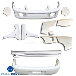 ModeloDrive FRP LS WRC 00 Wide Body Kit 13pc > Subaru Impreza (GC8) 1993-2001 > 4dr Sedan image - 2