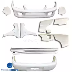 FRP LS WRC 00 Wide Body Kit 13pc > Subaru Impreza (GC8) 1993-2001 > 4dr Sedan image - 2
