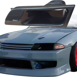 ModeloDrive Carbon Fiber Ram-Air Headlight Housing (left) > Nissan Skyline (R32) 1990-1994 image - 8