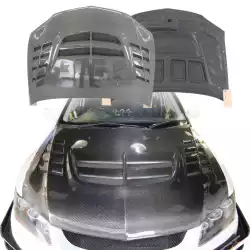 Carbon Fiber VOLT Hood > Mitsubishi Evolution EVO8 EVO9 2003-2006 image - 26