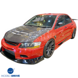 ModeloDrive Carbon Fiber VOLT Hood > Mitsubishi Evolution EVO8 EVO9 2003-2006 image - 2