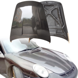 ModeloDrive Carbon Fiber GEMB Hood Frunk (front) > Porsche 911 (997) 2005-2012 image - 1