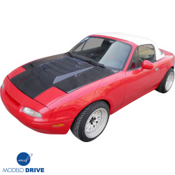 ModeloDrive Carbon Fiber NISM N1 Hood > Mazda Miata (NA) 1990-1996 image - 14