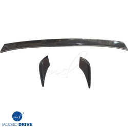 ModeloDrive Carbon Fiber GSPO Trunk Spoiler Wing 3pc > Nissan 240SX (S14) 1995-1998 image - 7
