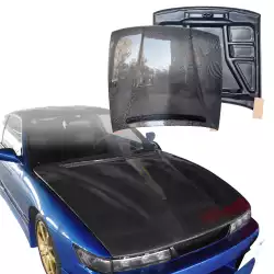 Carbon Fiber ORI v2 Hood > Nissan Silvia (S13) 1989-1994 image - 1