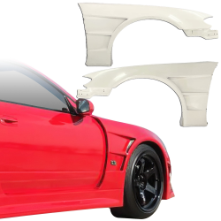 ModeloDrive FRP VERT EDG Wide Body 50mm Fenders (front) > Nissan Silvia (S15) 1999-2002 image - 1
