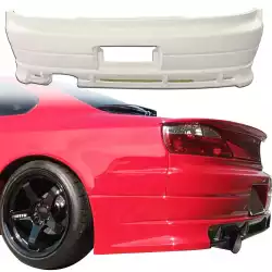 FRP VERT EDG Wide Body Rear Bumper > Nissan Silvia (S15) 1999-2002 image - 1