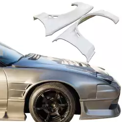 FRP ORI t3 55mm Wide Body Fenders (front) > Nissan 240SX 1989-1994 > 3dr Hatch image - 24