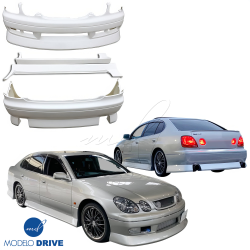 ModeloDrive FRP BSPO Body Kit 4pc > Lexus GS300 1998-2005 image - 8