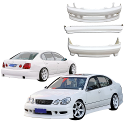 ModeloDrive FRP KAZA Body Kit 4pc > Lexus GS300 1998-2005 image - 4