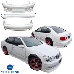 FRP KAZA Body Kit 4pc > Lexus GS300 1998-2005 image - 11