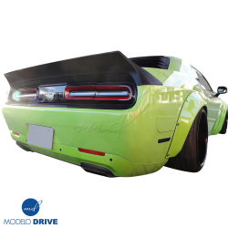 ModeloDrive FRP LBPE Trunk Spoiler Wing 3pc > Dodge Challenger 2008-2018 image - 2