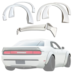 ModeloDrive FRP LBPE Wide Body Kit 7pc > Dodge Challenger 2008-2018 image - 2
