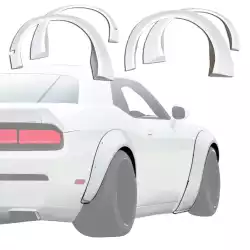FRP LBPE Wide Body Flares Set 4pc > Dodge Challenger 2008-2018 image - 4