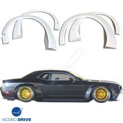 ModeloDrive FRP LBPE Wide Body Flares Set 4pc > Dodge Challenger 2008-2018 image - 8