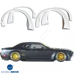 FRP LBPE Wide Body Flares Set 4pc > Dodge Challenger 2008-2018 image - 8