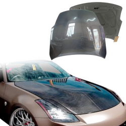 ModeloDrive Carbon Fiber OER HR Hood > Nissan 350Z (Z33) 2007-2008 image - 1
