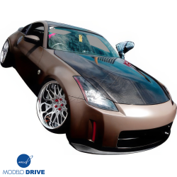 ModeloDrive Carbon Fiber OER HR Hood > Nissan 350Z (Z33) 2007-2008 image - 2