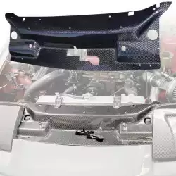 Carbon Fiber GDEF Radiator Cooling Panel > Nissan 240SX 1989-1994 > 2/3dr image - 1