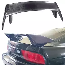 Carbon Fiber Type-X Trunk Spoiler Wing > Nissan 240SX 1989-1994 > 3dr Hatch image - 6