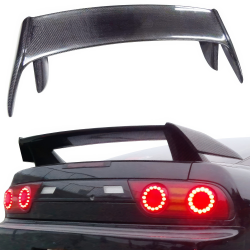 ModeloDrive Carbon Fiber Type-X Trunk Spoiler Wing > Nissan 240SX 1989-1994 > 3dr Hatch image - 1