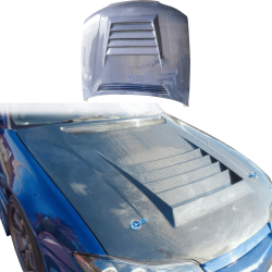 ModeloDrive Carbon Fiber DMA D1 Hood > Nissan Silvia (S15) 1999-2002 image - 1