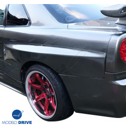 ModeloDrive FRP GTR Style Wide Body 50mm Fenders (rear) 3pc > Nissan Skyline (R34) GTS 1999-2004 > 2dr Coupe image - 15