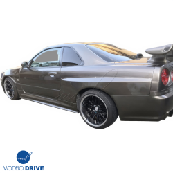 ModeloDrive FRP GTR Style Wide Body 50mm Fenders (rear) 3pc > Nissan Skyline (R34) GTS 1999-2004 > 2dr Coupe image - 17