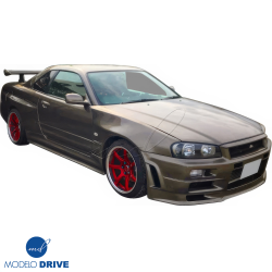 ModeloDrive FRP GTR Style Wide Body 50mm Fenders (rear) 3pc > Nissan Skyline (R34) GTS 1999-2004 > 2dr Coupe image - 22