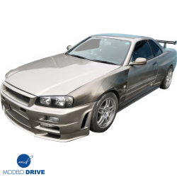 ModeloDrive FRP GTR Style Wide Body 50mm Fenders (rear) 3pc > Nissan Skyline (R34) GTS 1999-2004 > 2dr Coupe image - 23