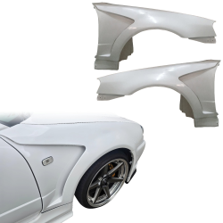 ModeloDrive FRP DLUC Wide Body Fenders (front) 2pc > Nissan Skyline (R34) GTR 1999-2004 image - 22