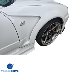 ModeloDrive FRP DLUC Wide Body Fenders (front) 2pc > Nissan Skyline (R34) GTR 1999-2004 image - 24