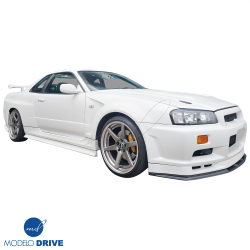 ModeloDrive FRP DLUC Wide Body Fenders (front) 2pc > Nissan Skyline (R34) GTR 1999-2004 image - 25
