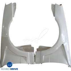 ModeloDrive FRP DLUC Wide Body Fenders (front) 2pc > Nissan Skyline (R34) GTR 1999-2004 image - 6