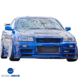 ModeloDrive FRP DLUC Wide Body Fenders (front) 2pc > Nissan Skyline (R34) GTR 1999-2004 image - 12