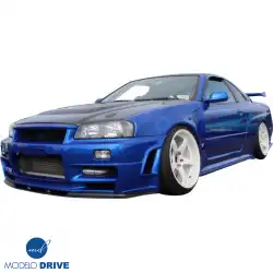 FRP DLUC Wide Body Fenders (front) 2pc > Nissan Skyline (R34) GTR 1999-2004 image - 15