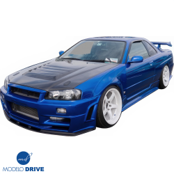 ModeloDrive FRP DLUC Wide Body Fenders (front) 2pc > Nissan Skyline (R34) GTR 1999-2004 image - 16