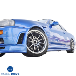 ModeloDrive FRP BSPO Wide Body 20mm Fenders (front) 2pc > Nissan Skyline (R34) GTR 1999-2004 image - 20