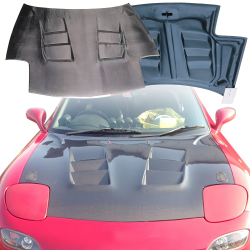 ModeloDrive Carbon Fiber RAME-GT Hood > Mazda RX-7 (FD3S) 1993-1997 image - 1