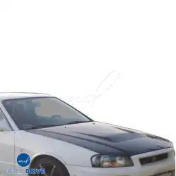 Carbon Fiber EBEA Hood > Nissan Skyline (R34) GTS 1999-2004 image - 8